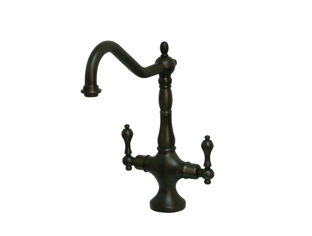 Kingston Brass KS1778ALLS Heritage Single Hole Kitchen Faucet