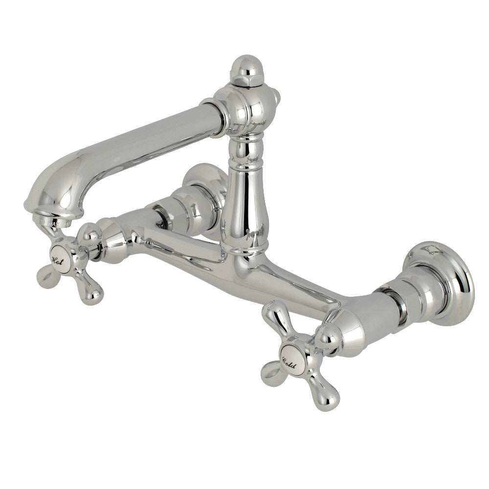 Kingston Brass KS7247AX 8-Inch Center Wall Mount Bathroom Faucet