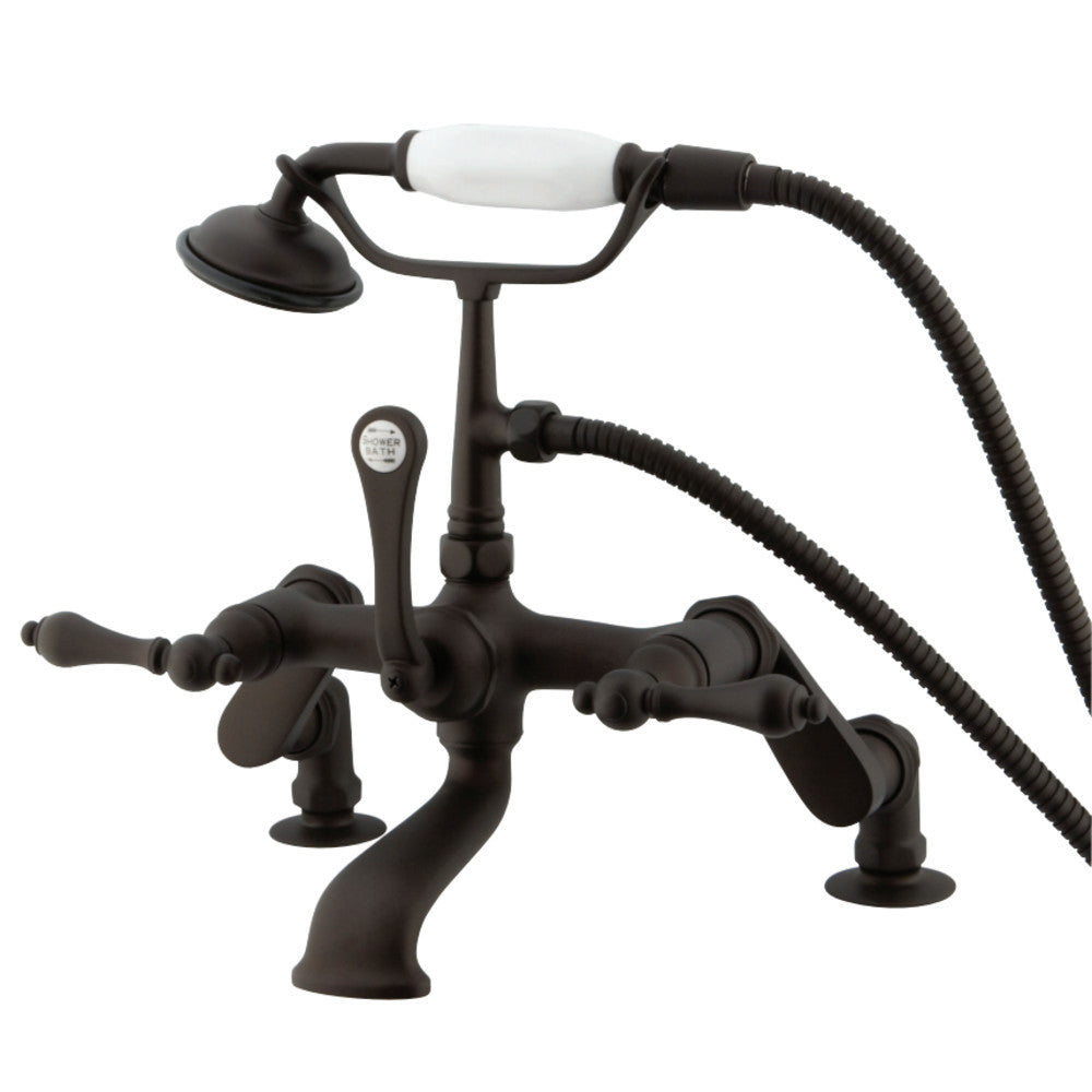 Vintage Adjustable Center Deck Mount Tub Faucet