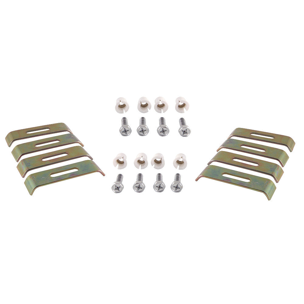 Kingston Brass KUHDWR8 8 Pieces Undermount Clip for Stainless Steel Sink