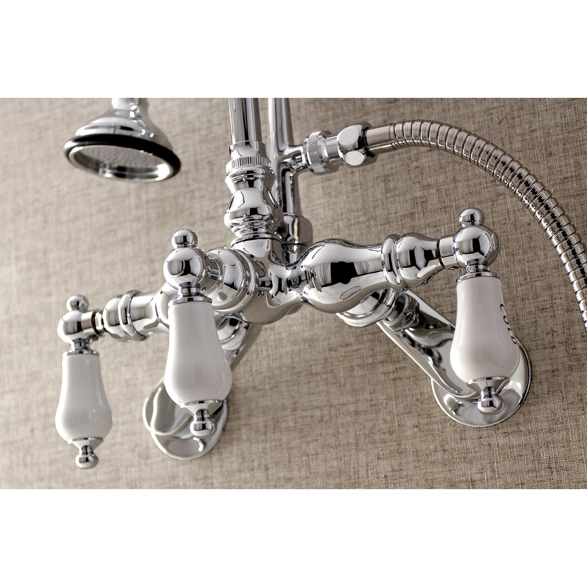 Aqua Vintage Wall Mount Clawfoot Tub Faucets