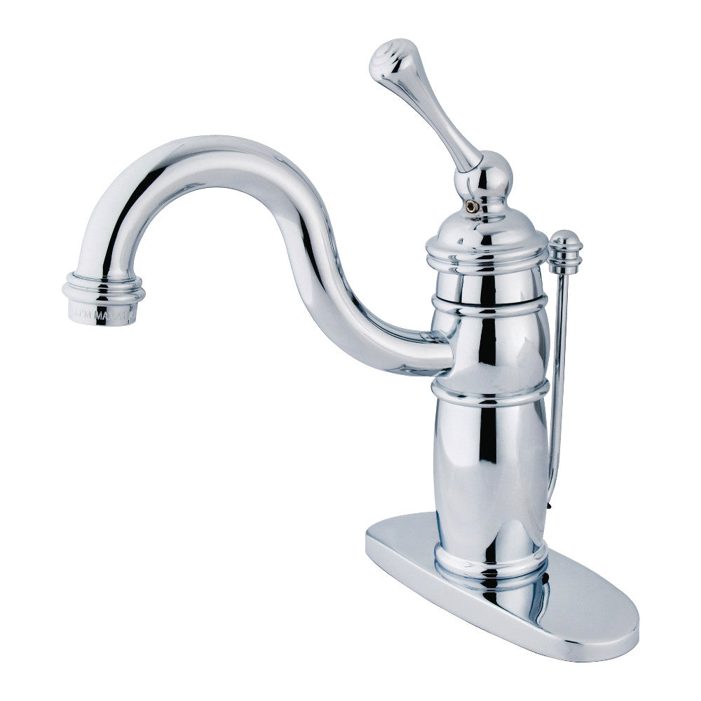 Kingston Brass KB1402BL Victorian Single-Handle Bathroom Faucet with Pop-Up Drain