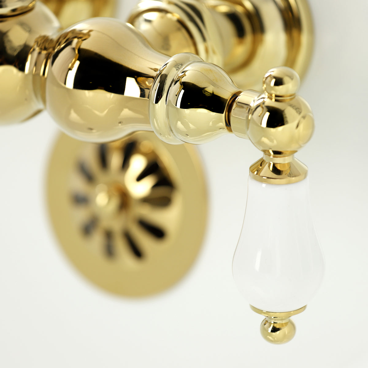 Heritage 3-3/8&quot; Tub Wall Mount Clawfoot Tub Faucet