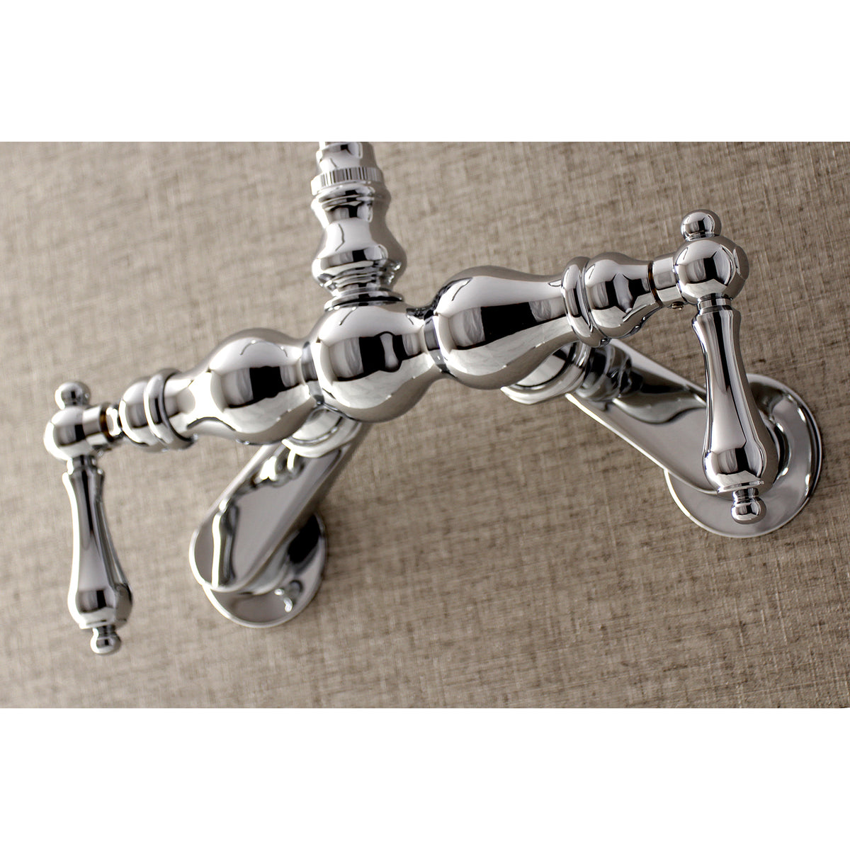 Aqua Vintage Adjustable Center Wall Mount Tub Faucet