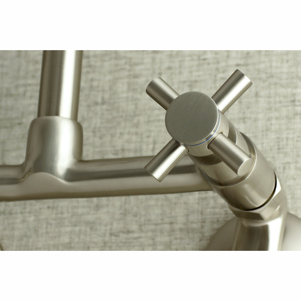 Kingston Brass KS414ORB Concord 8-Inch Adjustable Center Wall Mount Kitchen Faucet