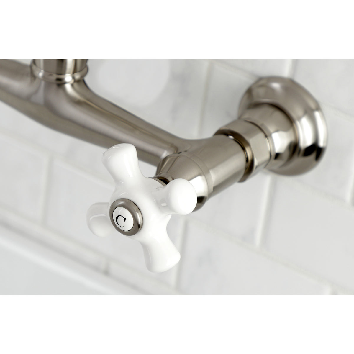 Kingston Brass KS3246PX Vintage Wall Mount Bathroom Faucet