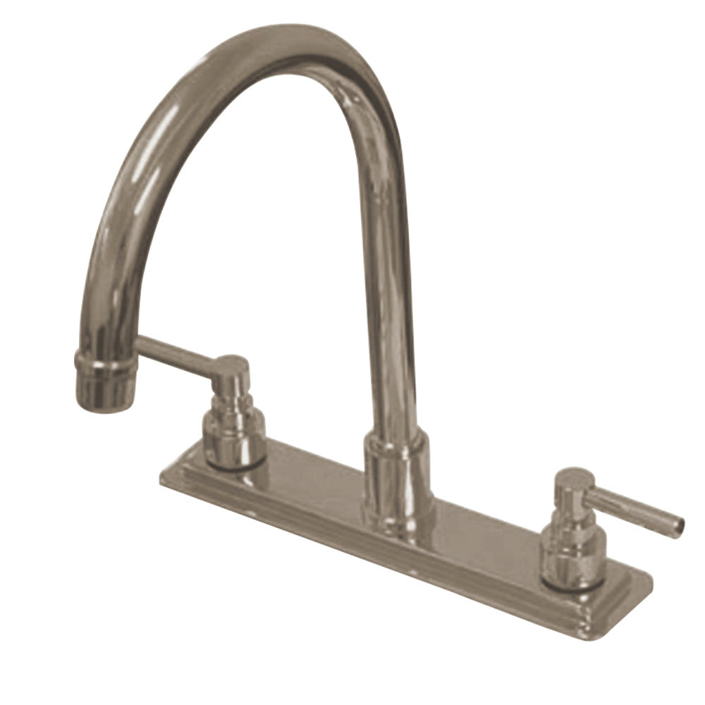 Kingston Brass KS8791ELLS Elinvar 8-Inch Centerset Kitchen Faucet