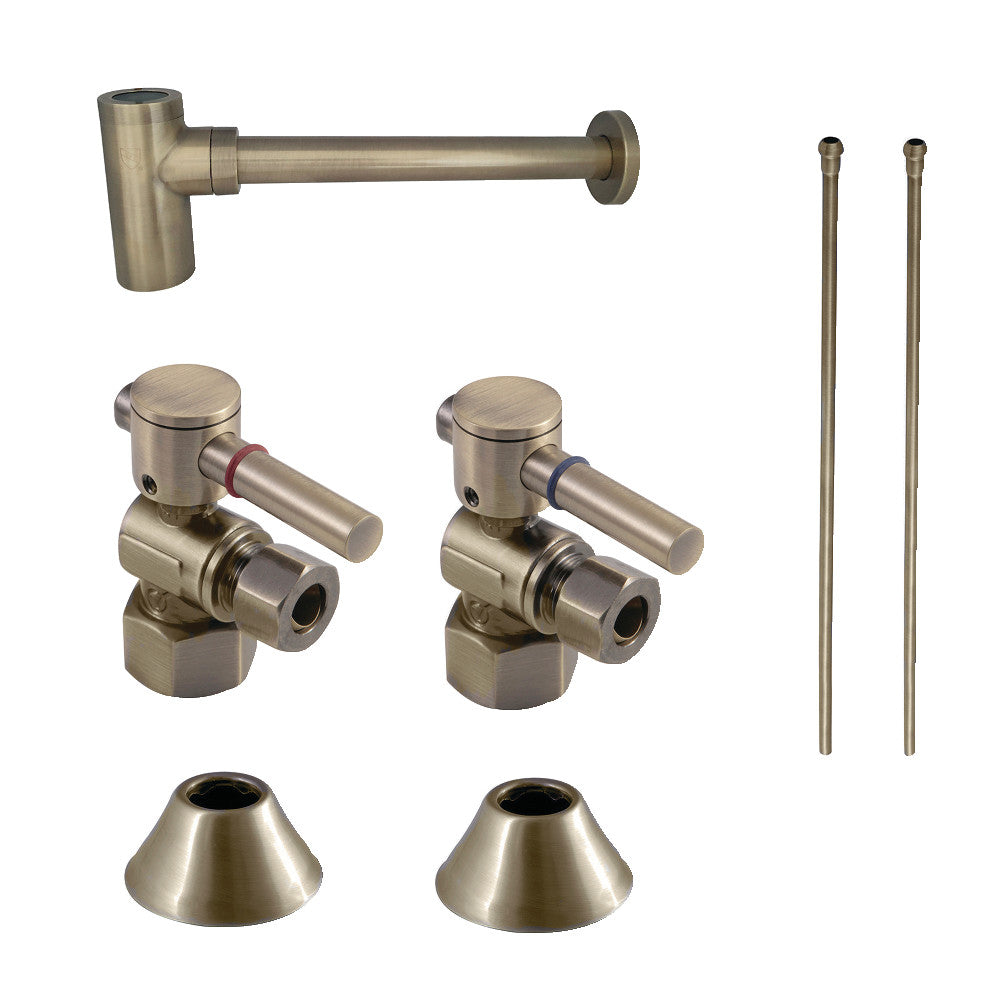 Kingston Brass Modern Plumbing Sink Trim Kit with Bottle Trap