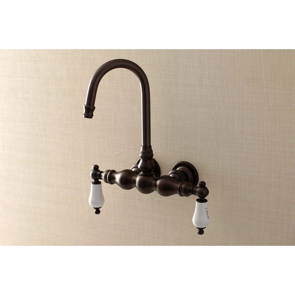 Aqua Vintage 3-3/8 Inch Wall Mount Tub Faucet