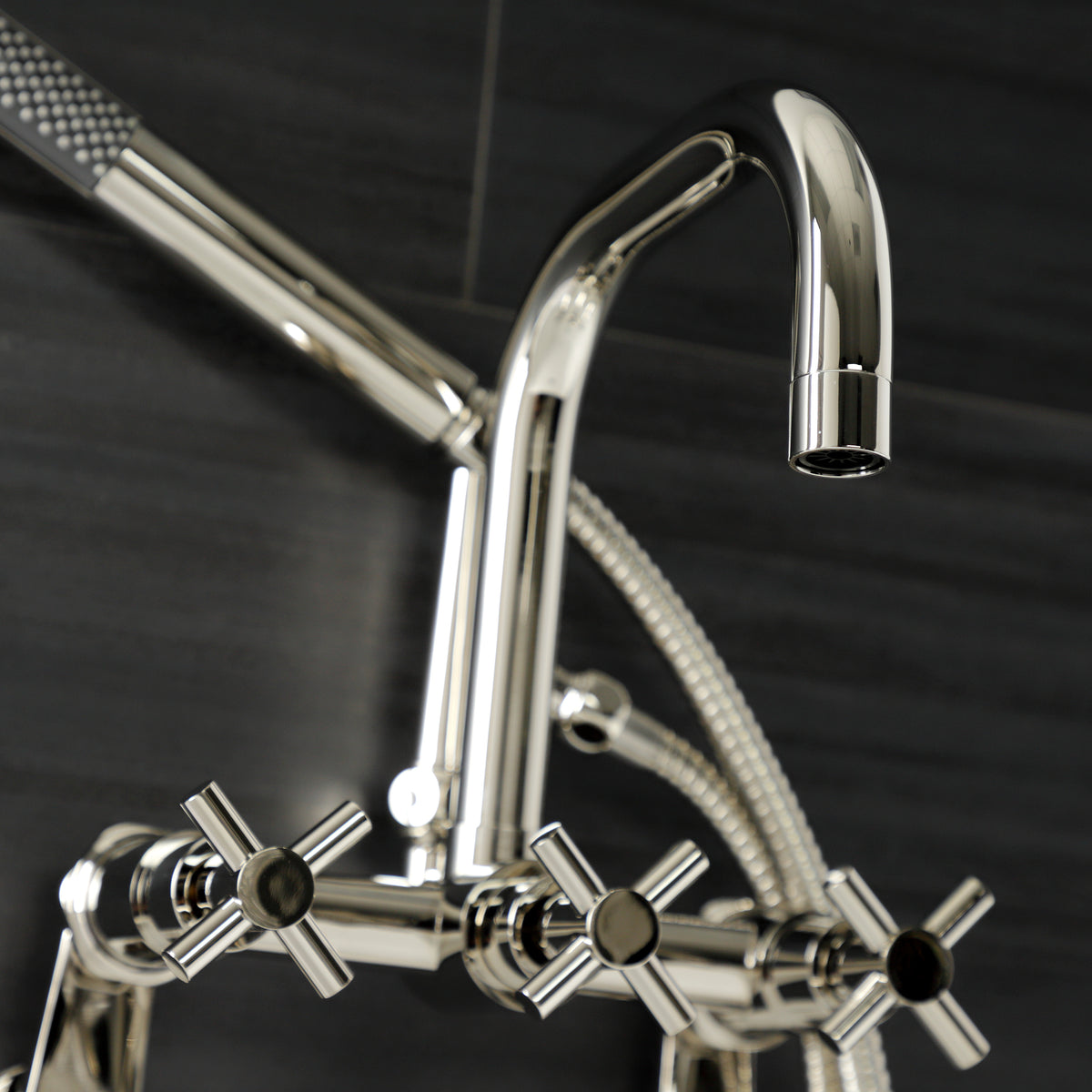 Aqua Vintage Concord Wall Mount Clawfoot Tub Faucet