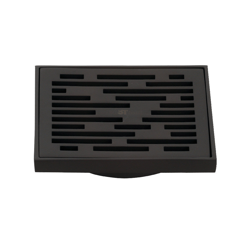 Kingston Brass Watercourse Transit 4&quot; Square Grid Shower Drain