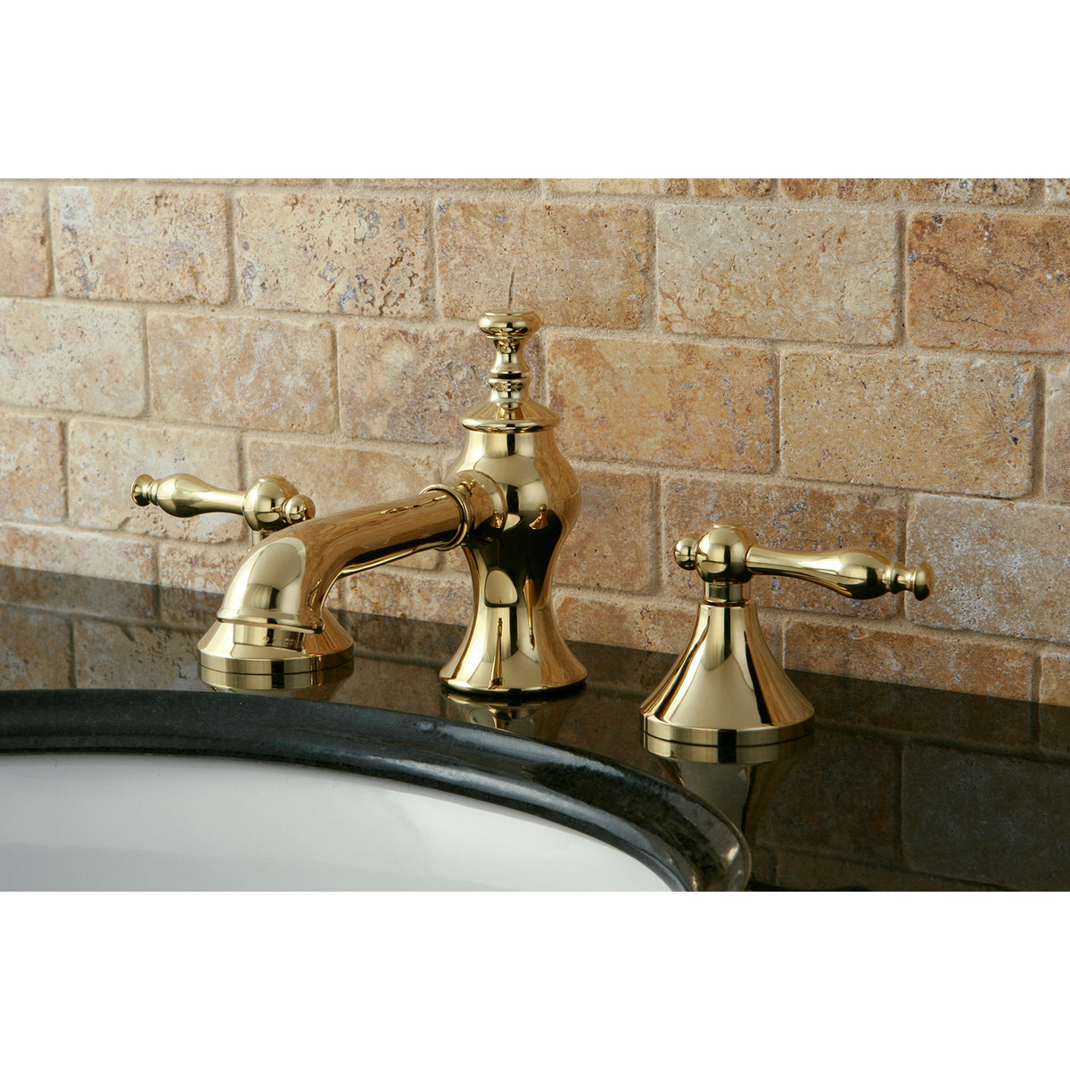 Kingston Brass KC7065NL 8 in. Widespread Bathroom Faucet
