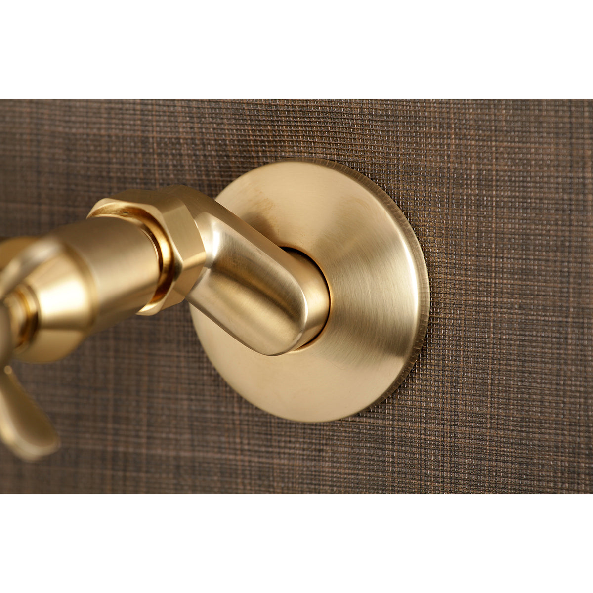 Kingston Brass KS115SN Essex Two Handle Wall Mount Bathroom Faucet