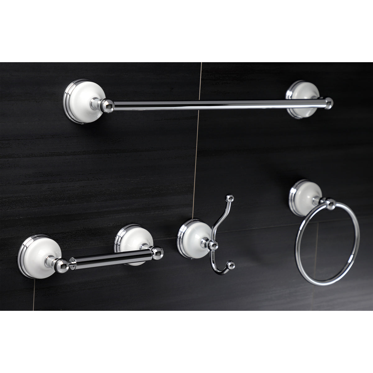 Kingston Brass Victorian 4-Piece Bathroom Hardware