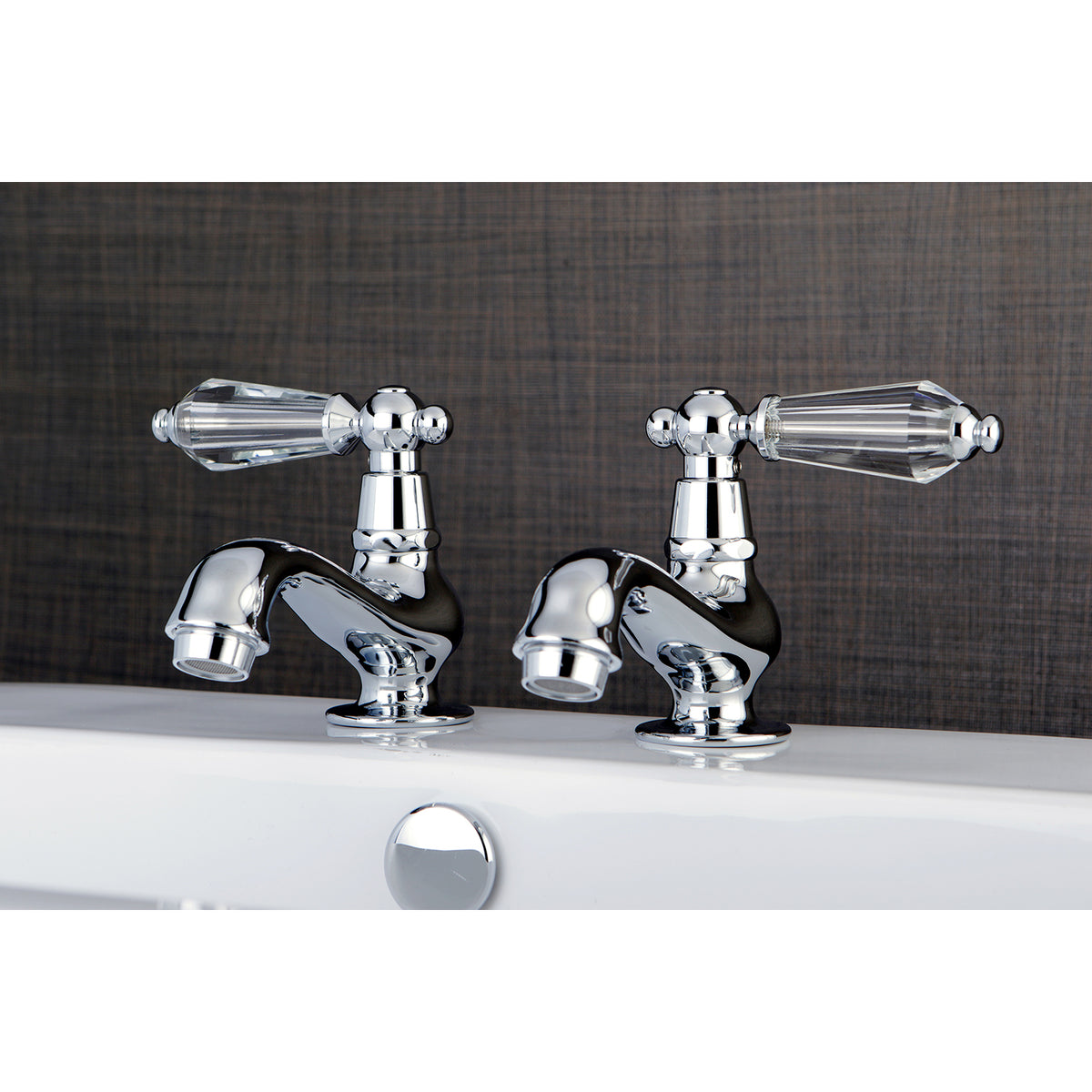 Kingston Brass KS1102WLL Basin Tap Faucet with Cross Handle