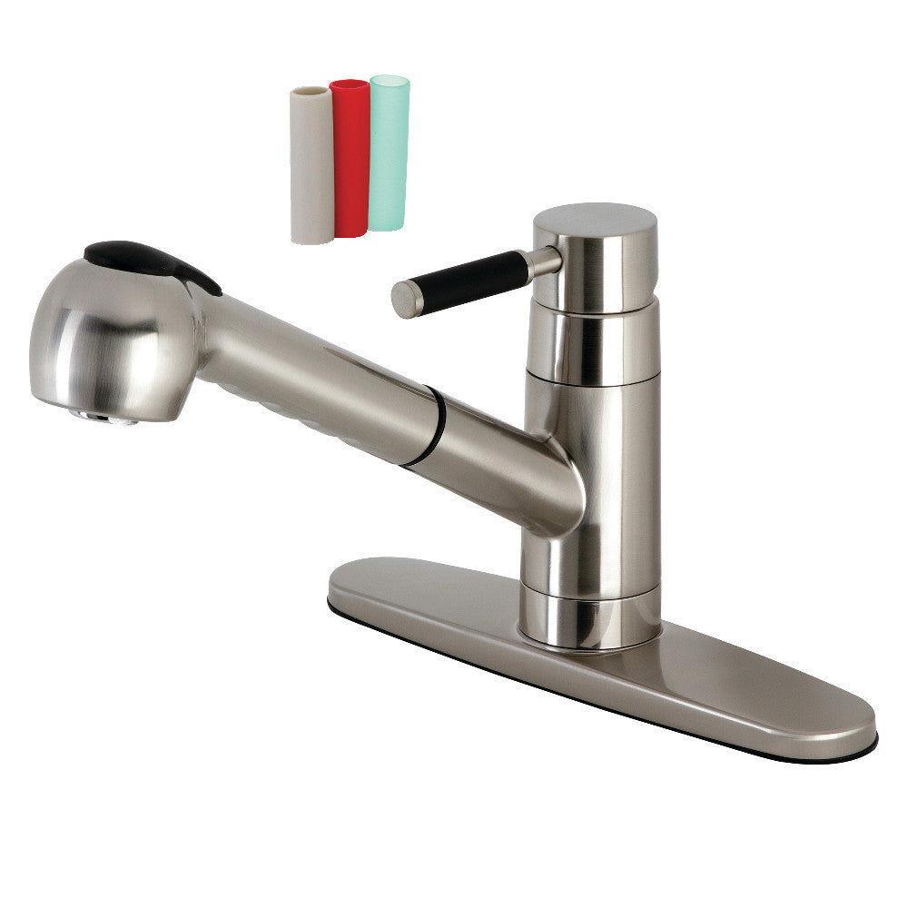 Gourmetier GSC888DKLSP Single-Handle Pull-Out Kitchen Faucet