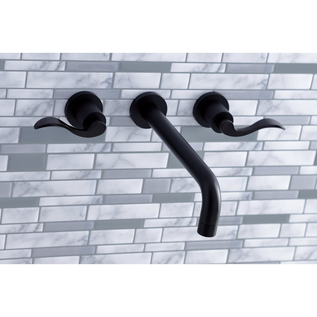 NuWave Two-Handle Wall Mount Tub Faucet
