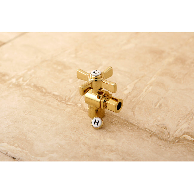 Kingston Brass 1/2&quot; Sweat X 3/8&quot; OD Comp Angle Stop