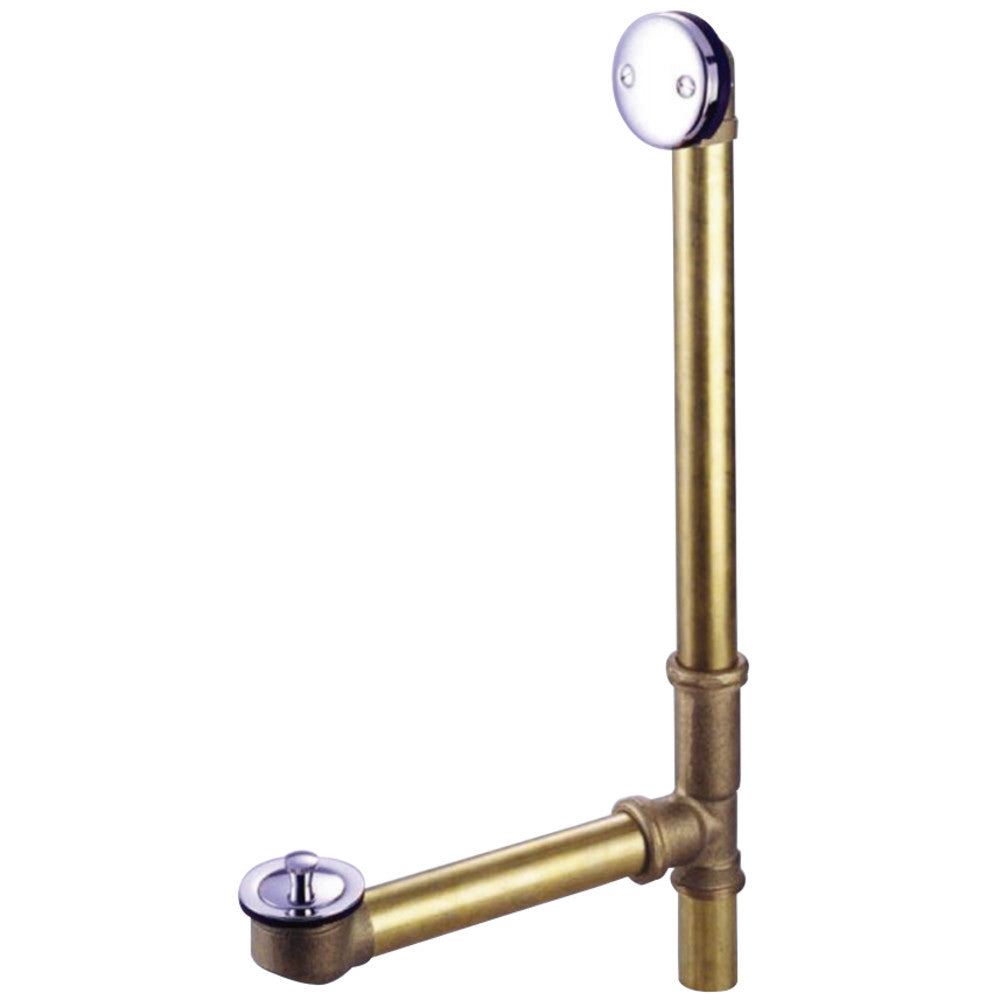 Kingston Brass 16&quot; Tub Waste with Overflow with Lift and Lock Drain