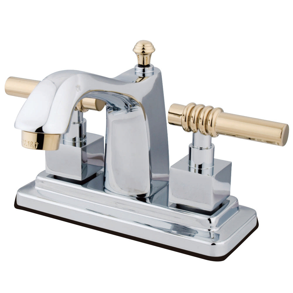 Kingston Brass KS8649QL 4 in. Centerset Bathroom Faucet