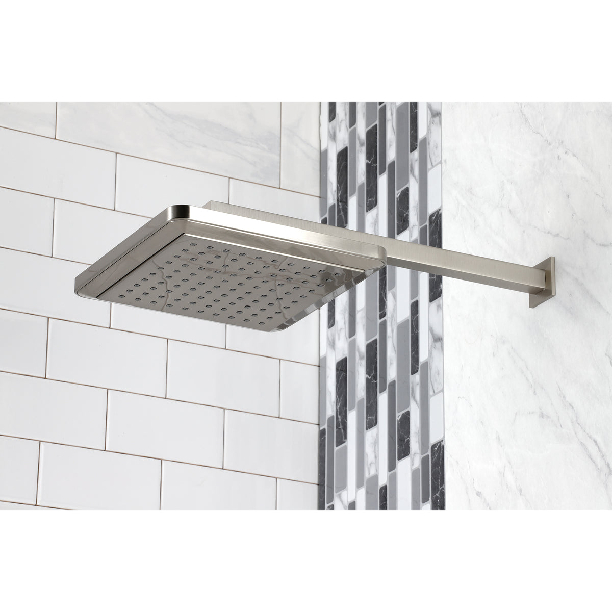Claremont 9-5/8&quot; Square Shower Head with Shower Arm