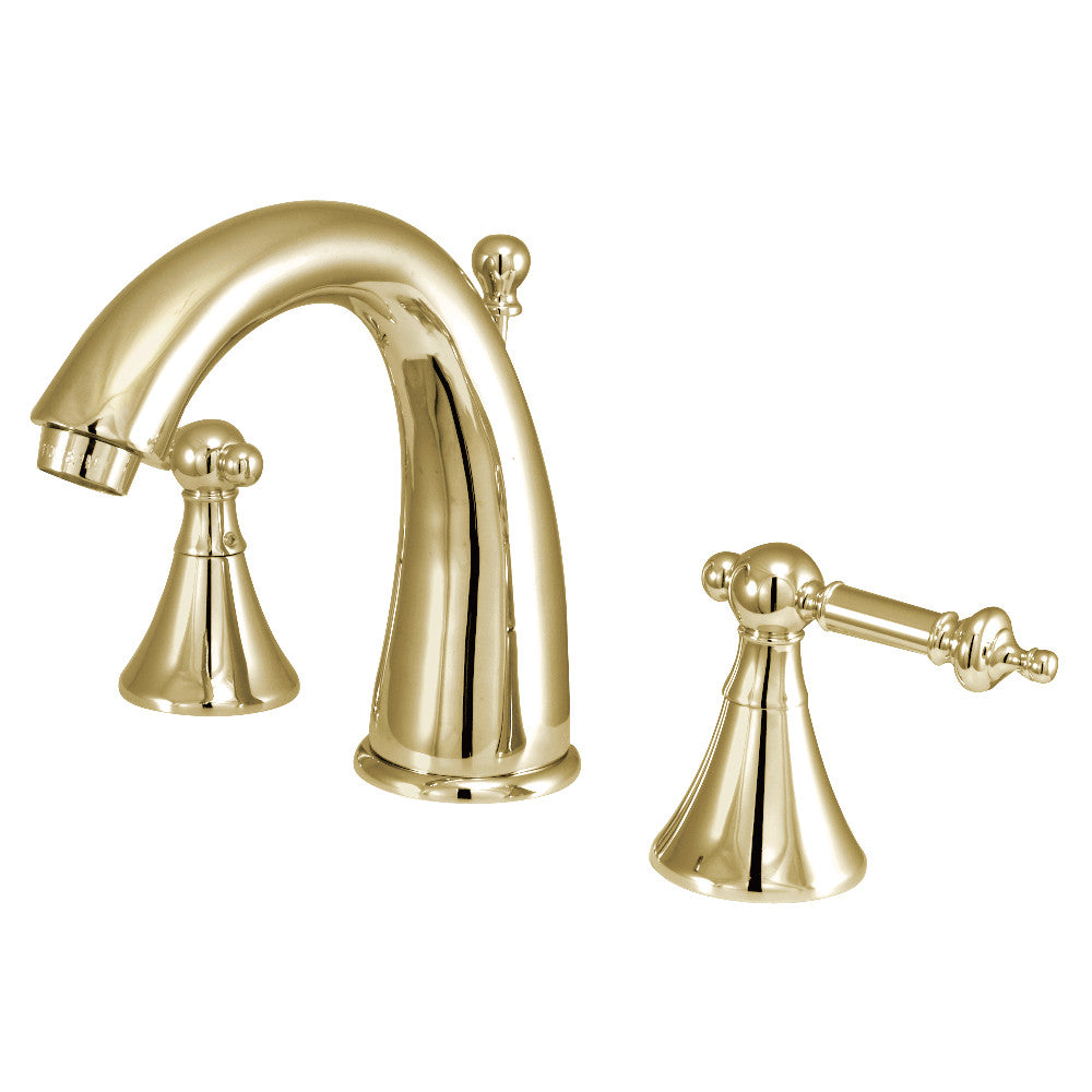 Kingston Brass KS2978TL Templeton Widespread Bathroom Faucet with Brass Pop-Up
