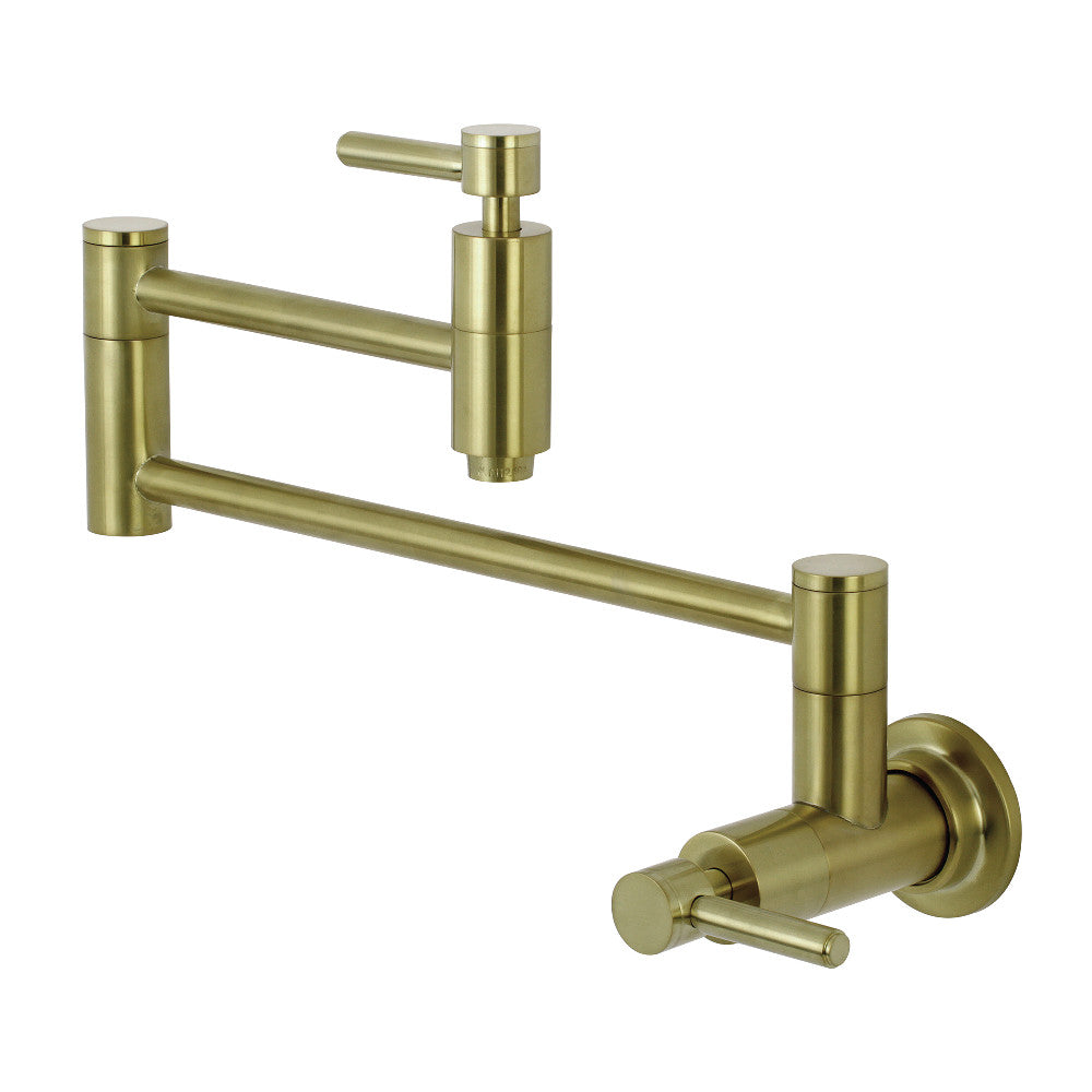 Kingston Brass KS8107DL Concord Wall Mount Pot Filler Kitchen Faucet