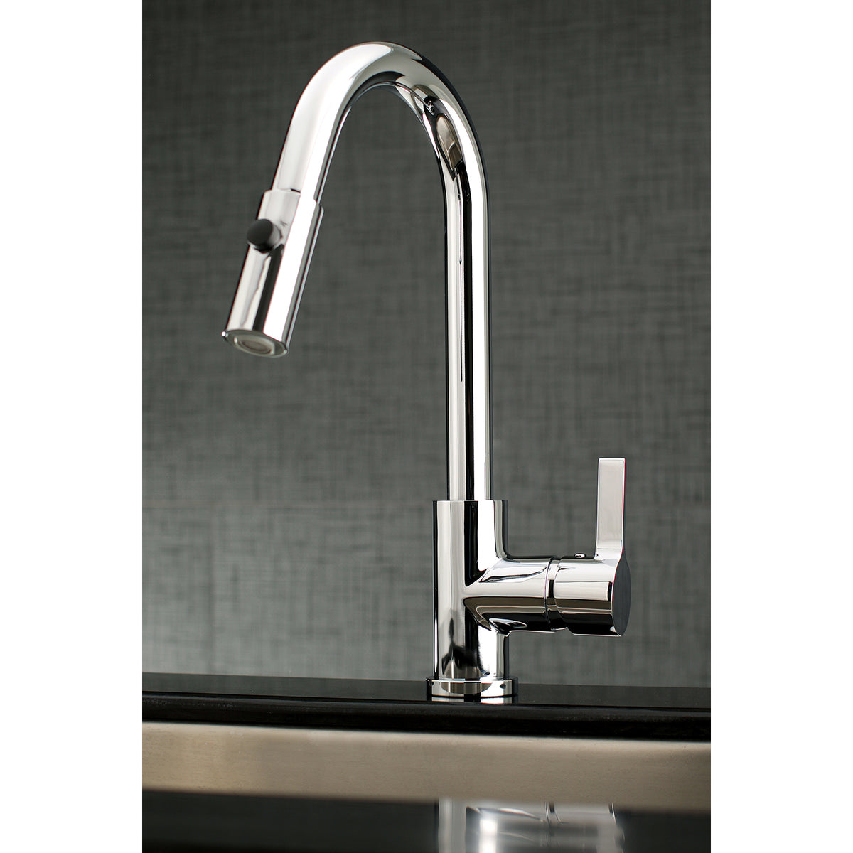 Gourmetier LS8783CTL Continental Single-Handle Pull-Down Kitchen Faucet