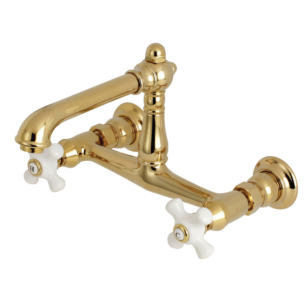 Kingston Brass KS7243PX Wall Mount Bathroom Faucet