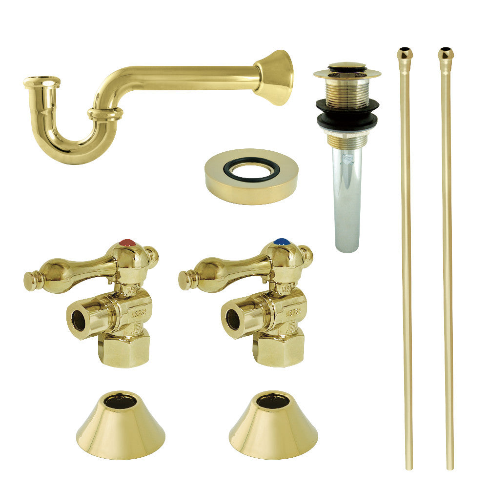 Kingston Brass Traditional Plumbing Sink Trim Kit with P-Trap and Drain