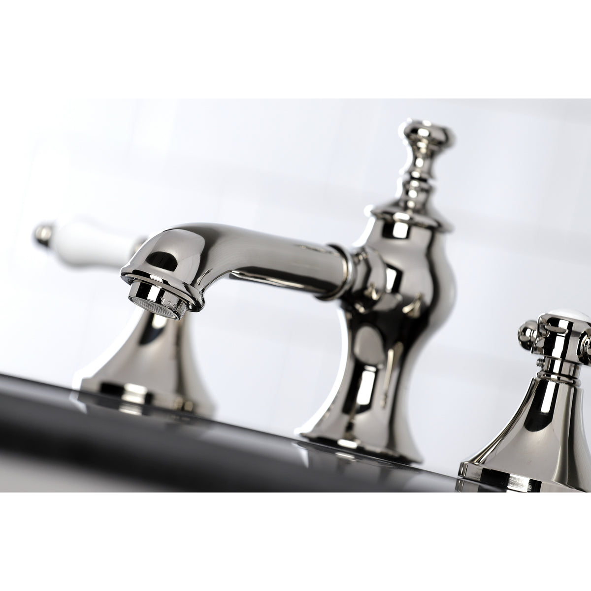 Kingston Brass KC7065BPL 8 in. Widespread Bathroom Faucet