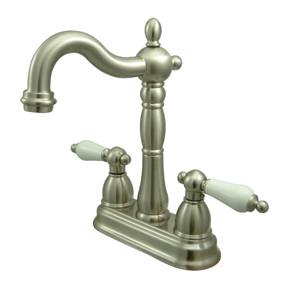 Kingston Brass KB1491PL Heritage Two-Handle Bar Faucet
