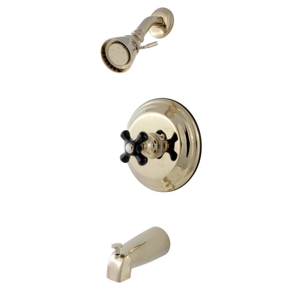 Duchess Tub and Shower Faucet with Cross Handle