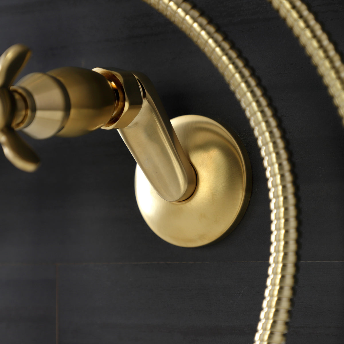 Essex Wall Mount Clawfoot Tub Faucet with Hand Shower