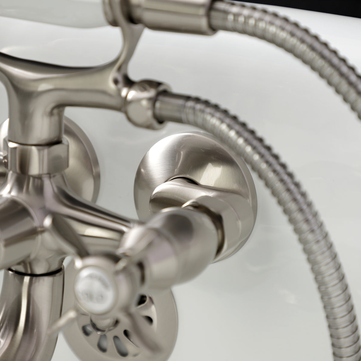 Essex Wall Mount Clawfoot Tub Faucet with Hand Shower