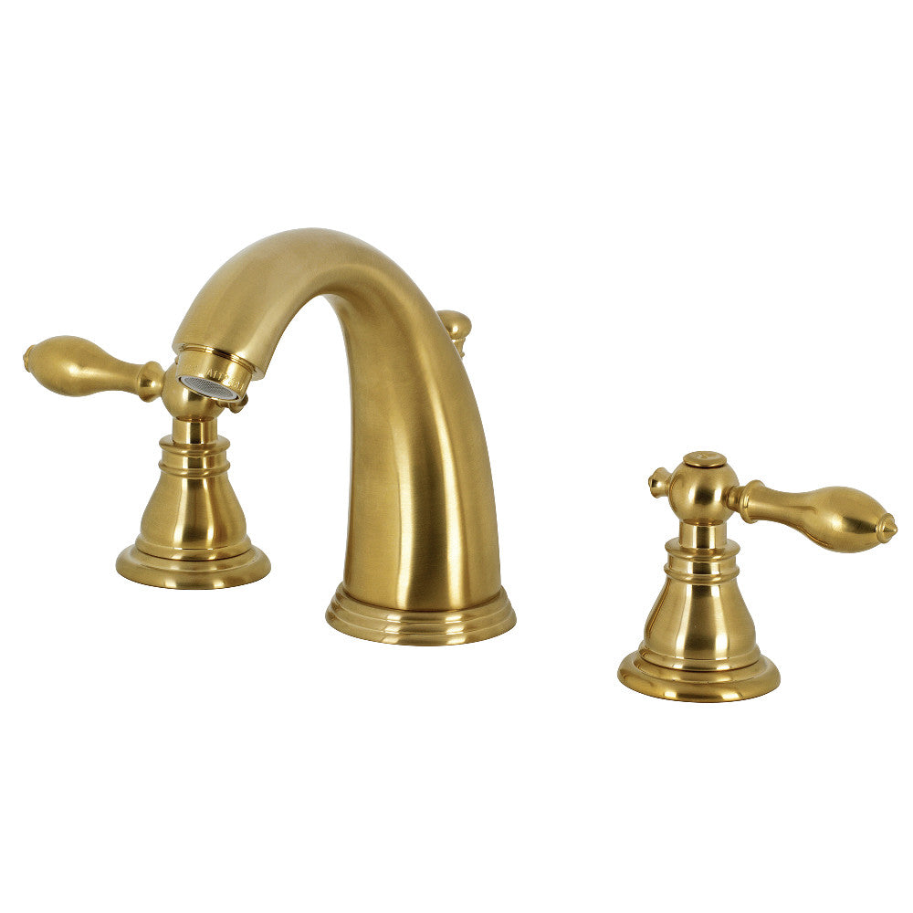 Kingston Brass KB981ACL American Classic Widespread Bathroom Faucet with Retail Pop-Up