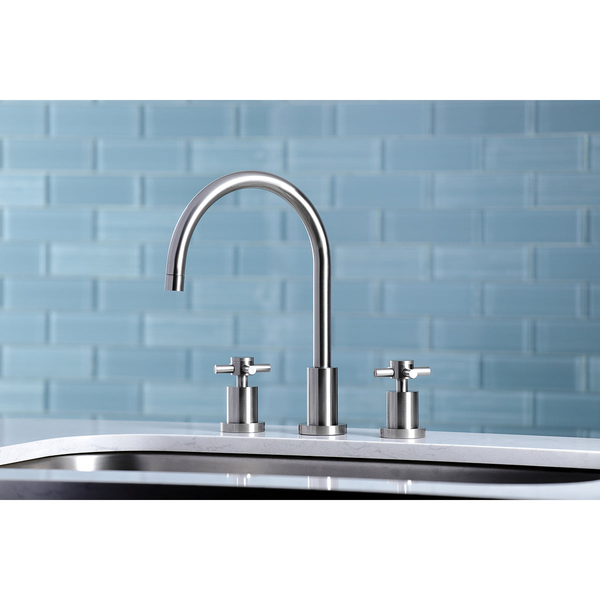 Kingston Brass KS8728DXLS Widespread Kitchen Faucet