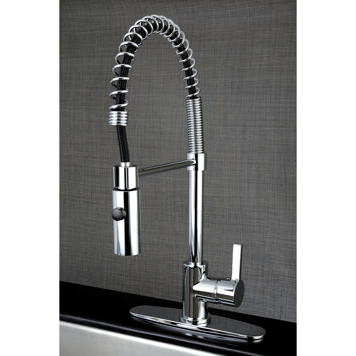 Gourmetier LS8777CTL Continental Single-Handle Pre-Rinse Kitchen Faucet