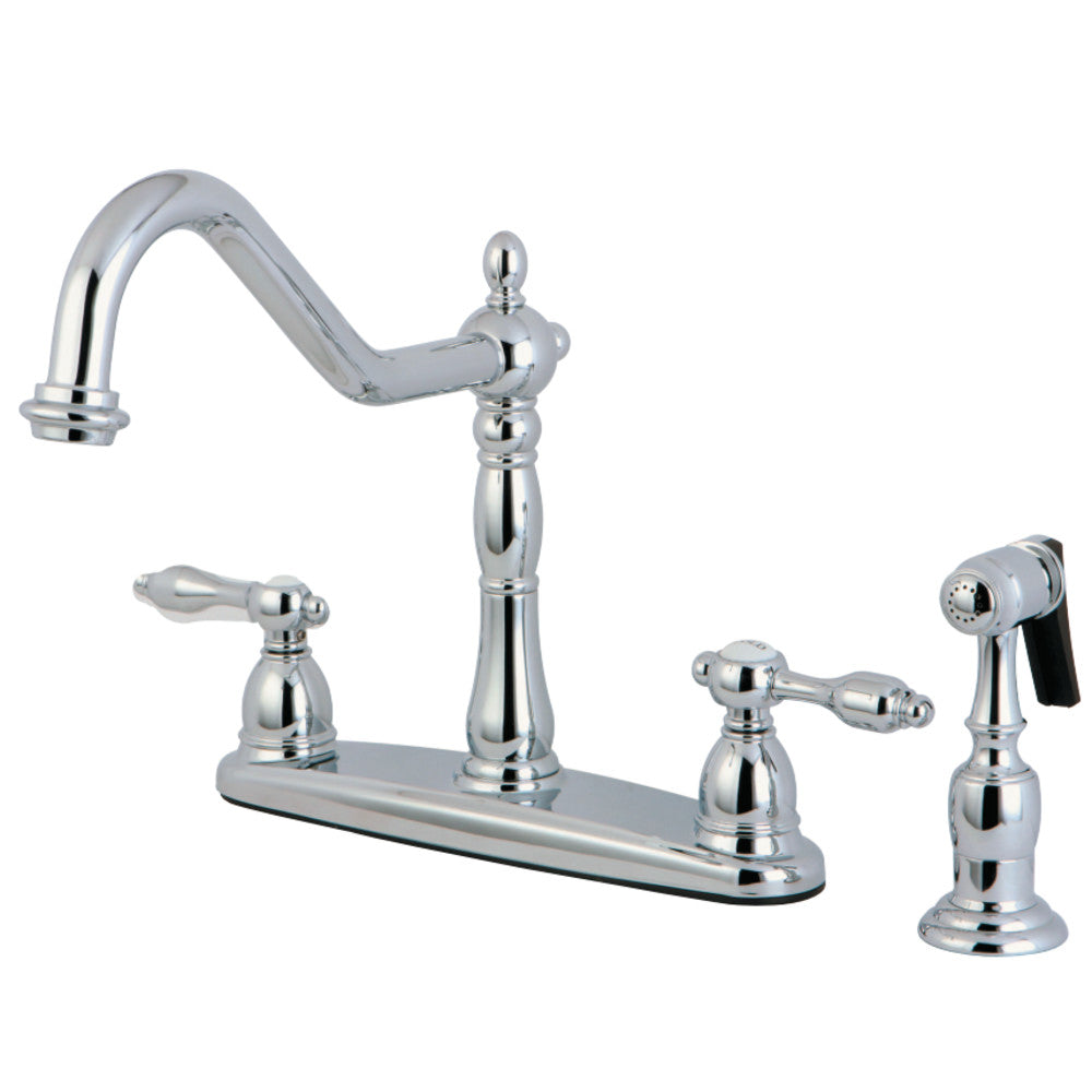 Kingston Brass KB1751TALBS Tudor Centerset Kitchen Faucet