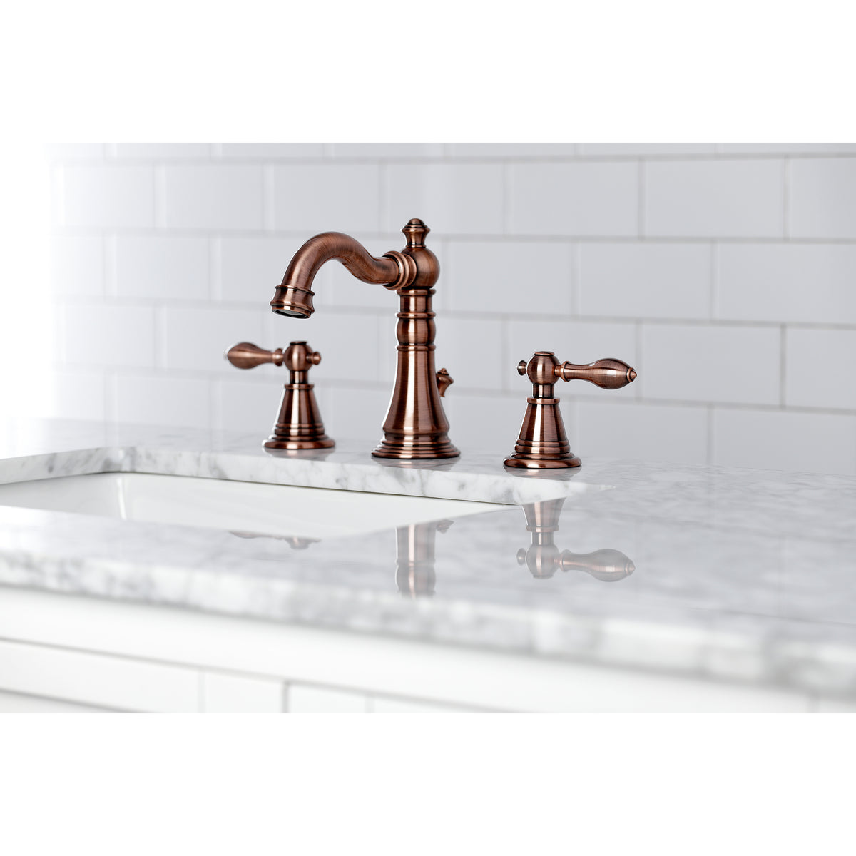 Fauceture FSC1970AL English Classic Widespread Bathroom Faucet