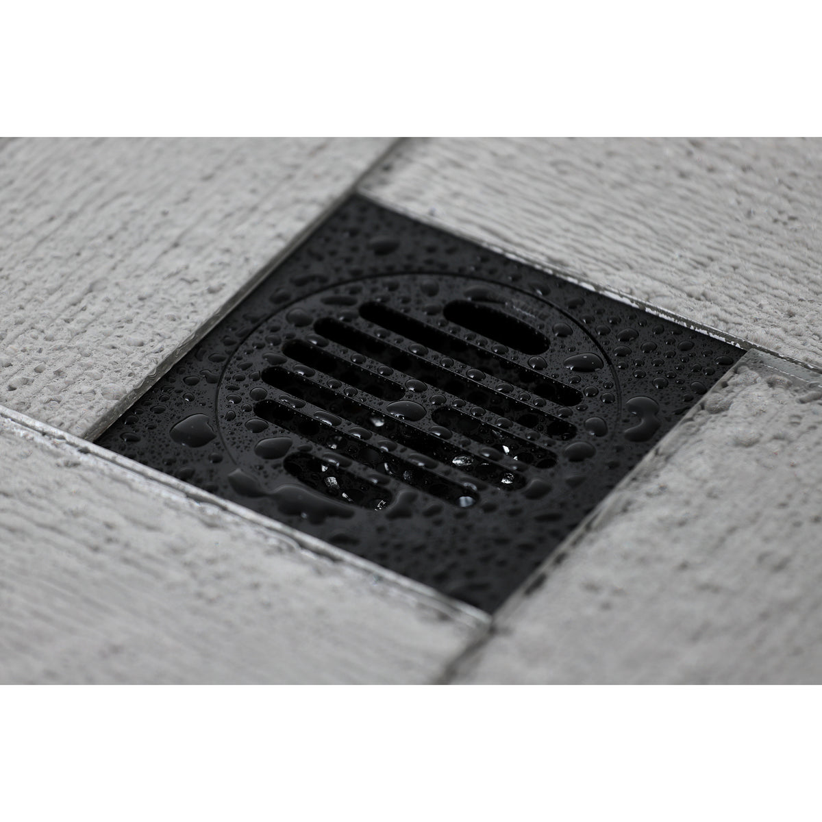 Kingston Brass Watercourse Symmetric 4&quot; Square Grid Shower Drain