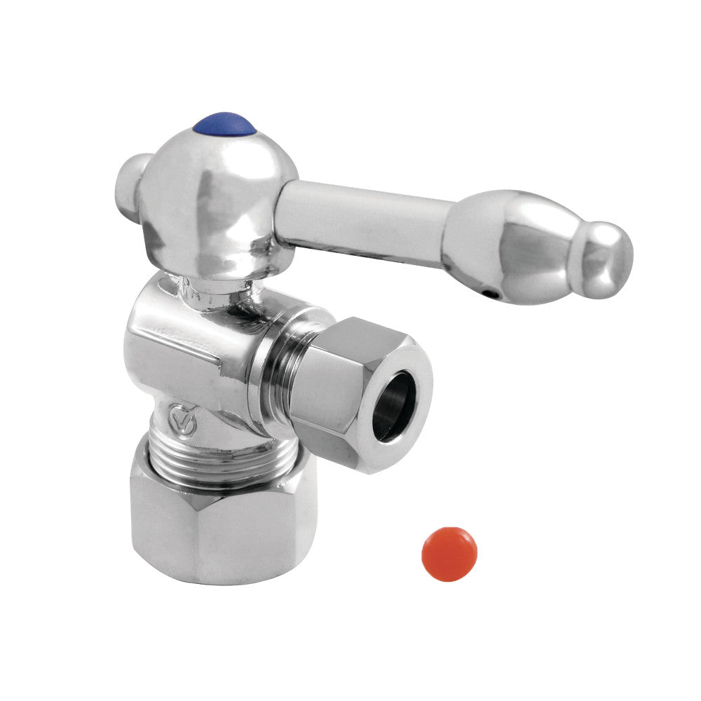 Kingston Brass 5/8&quot; X 3/8&quot; OD Comp Angle Stop Valve