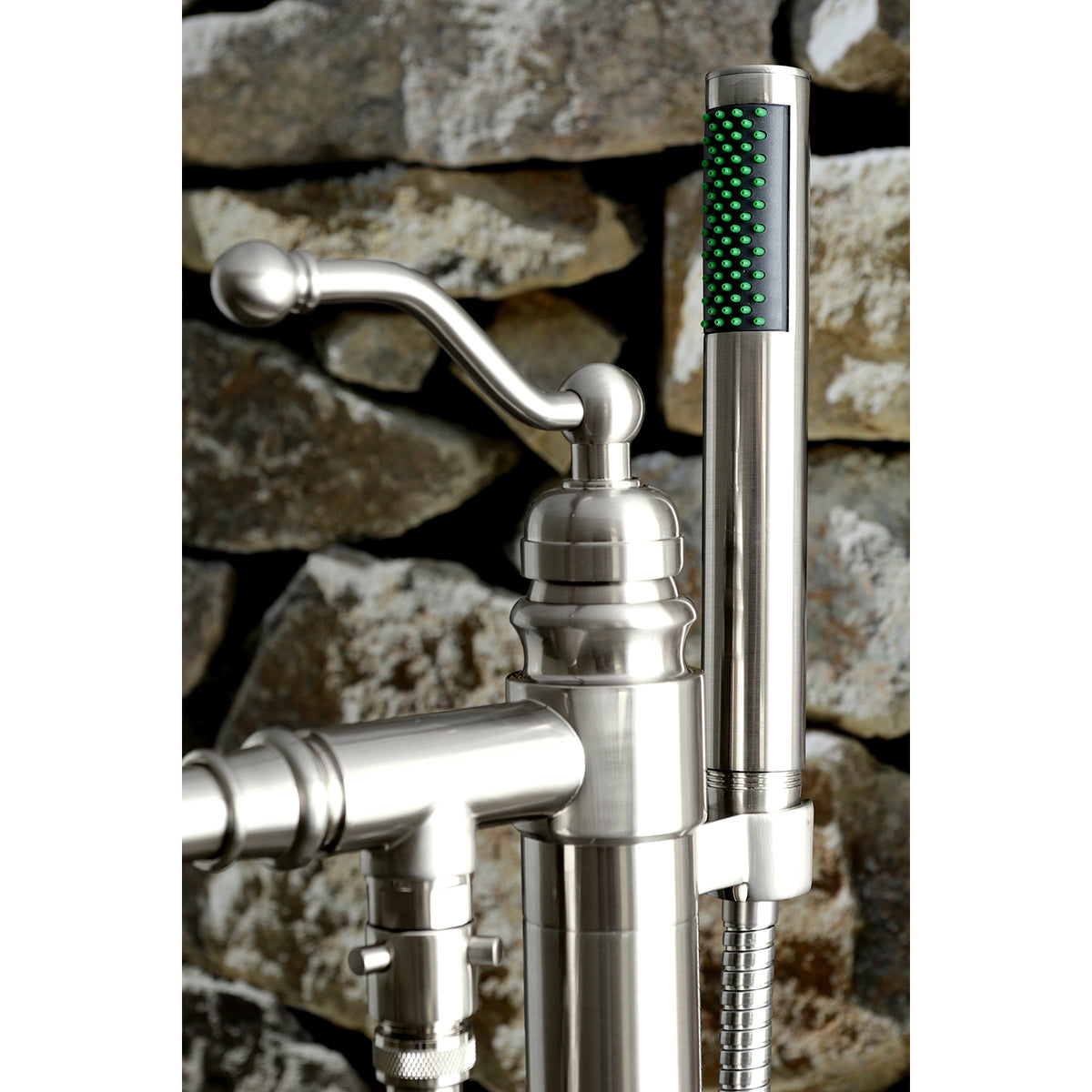 English Country Freestanding Tub Faucet with Hand Shower