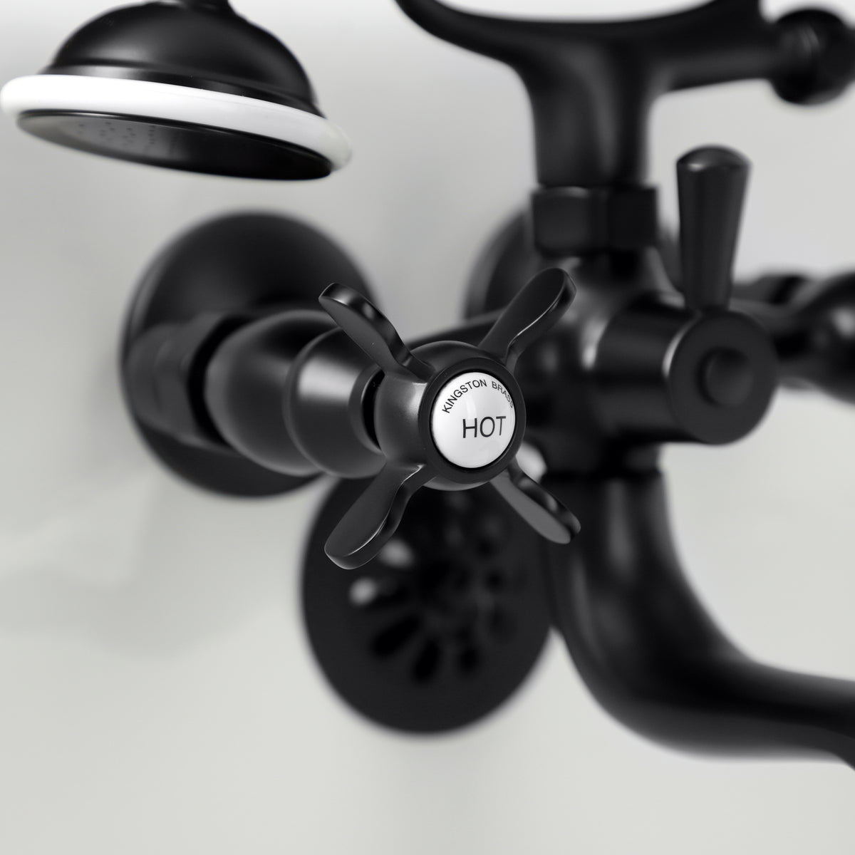 Essex Wall Mount Clawfoot Tub Faucet with Hand Shower