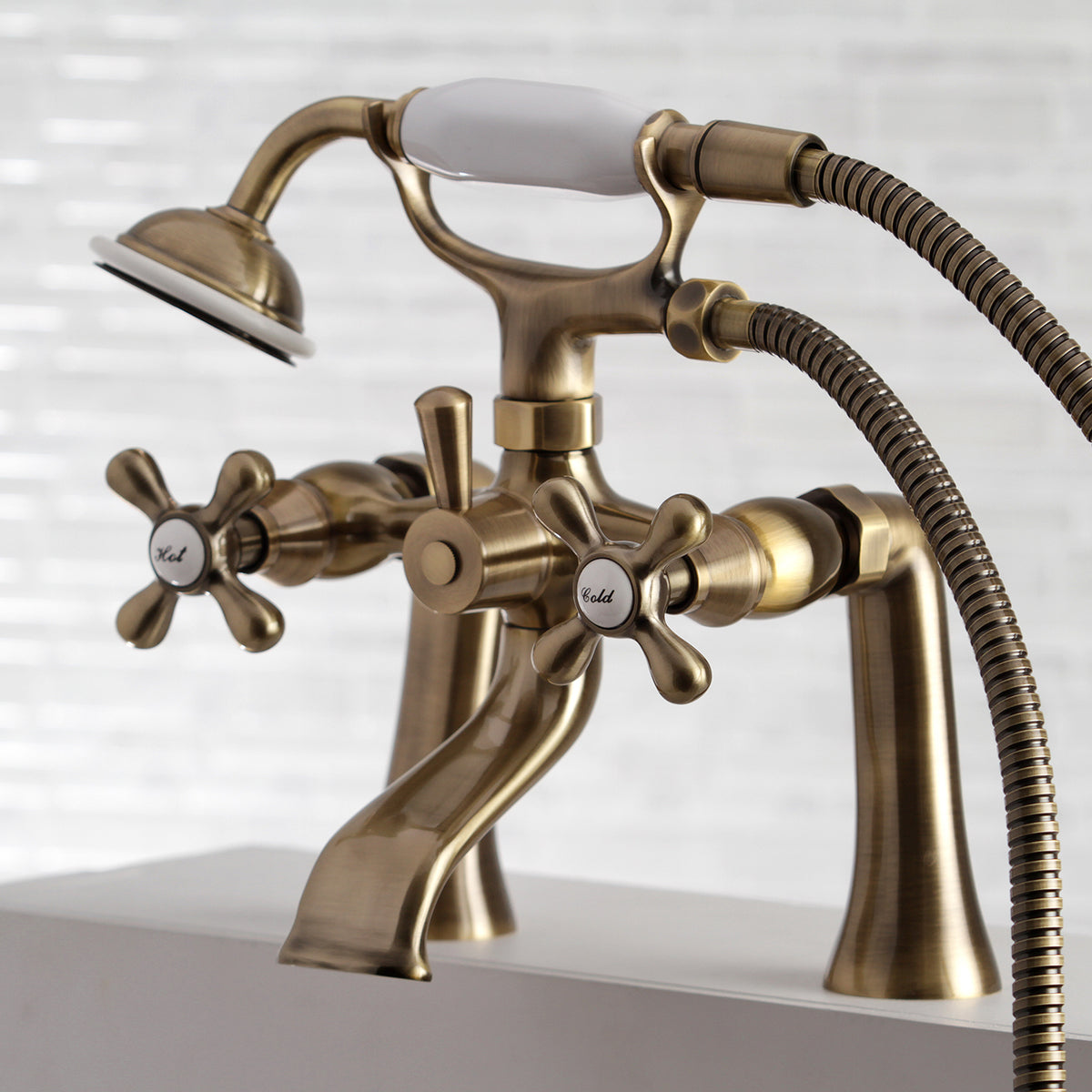 Kingston Clawfoot Tub Faucet with Hand Shower