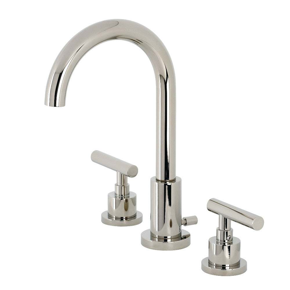 Kingston Brass FSC8921CML Manhattan Widespread Bathroom Faucet with Brass Pop-Up