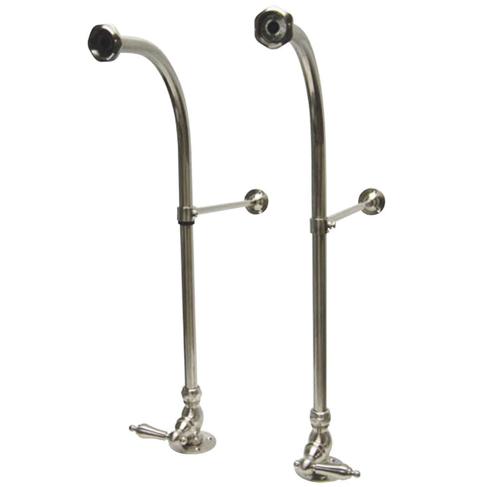 Kingston Brass Rigid Freestanding Tub Supplies with Stops