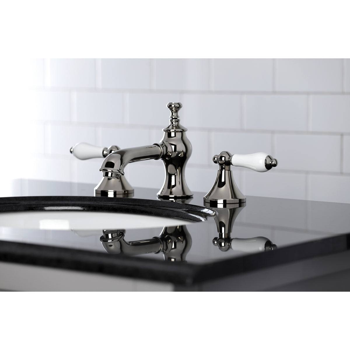 Kingston Brass KC7063PL Vintage 8 in. Widespread Bathroom Faucet