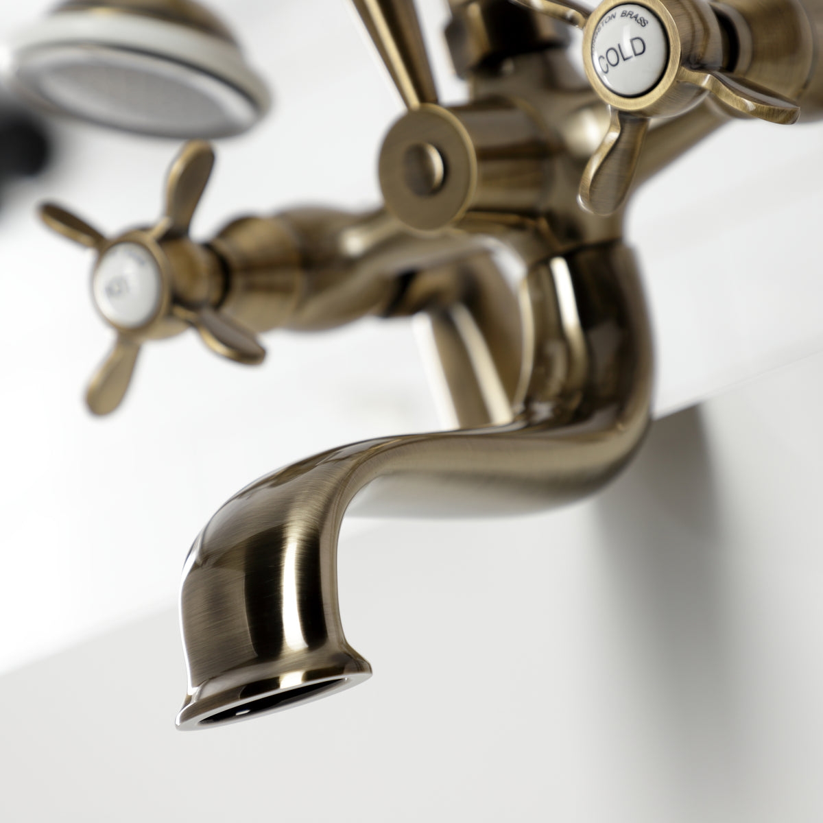 Essex Deck Mount Clawfoot Tub Faucet with Hand Shower