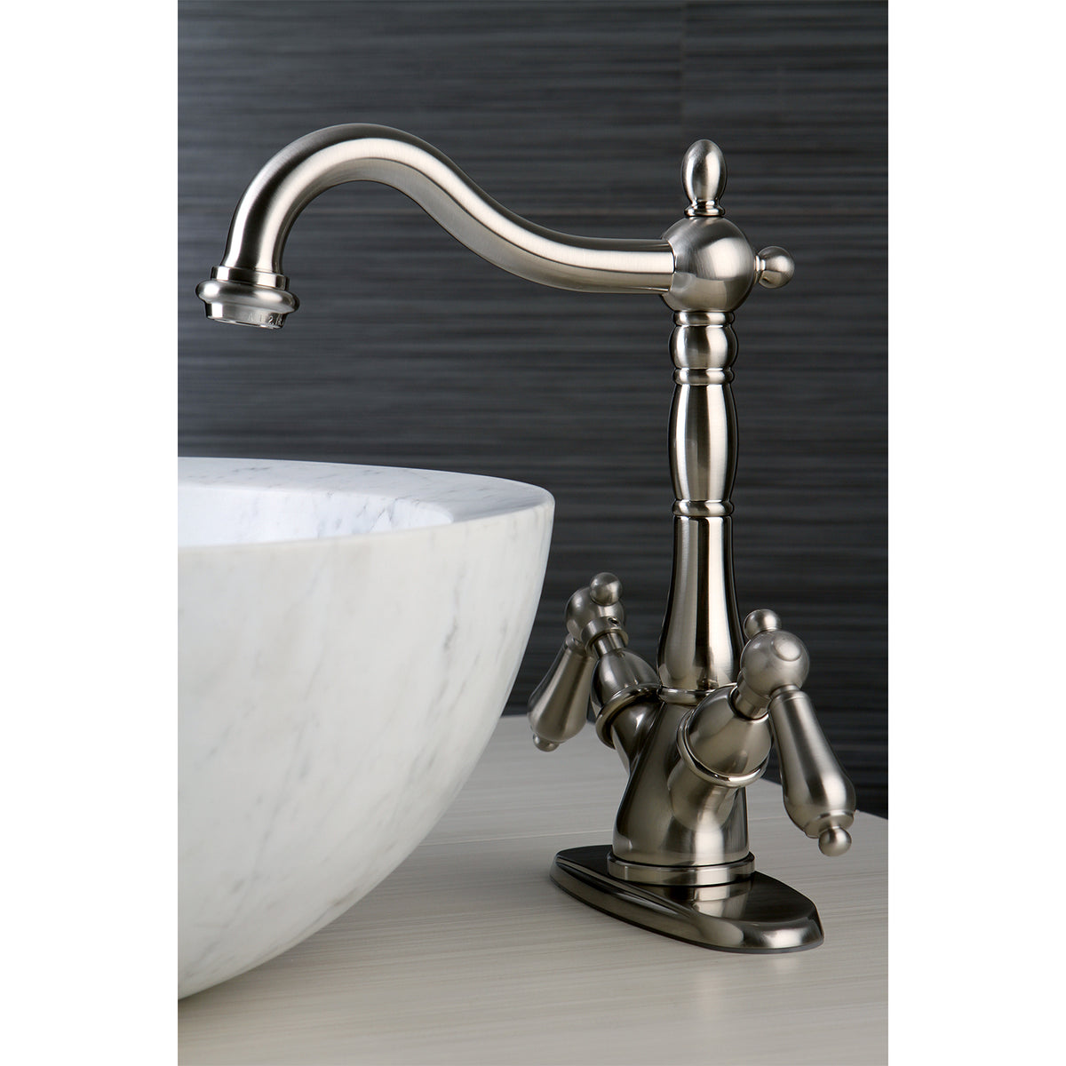 Kingston Brass KS1495AL Heritage 2-Handle Vessel Sink Faucet